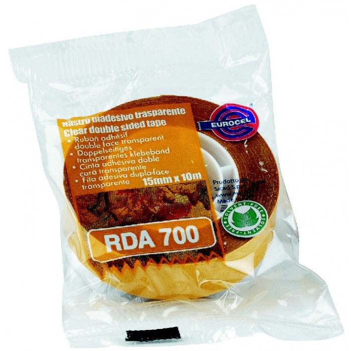 FITA ADESIVA EUROCEL DUPLA FACE 15MMX10M * 700 RDA
