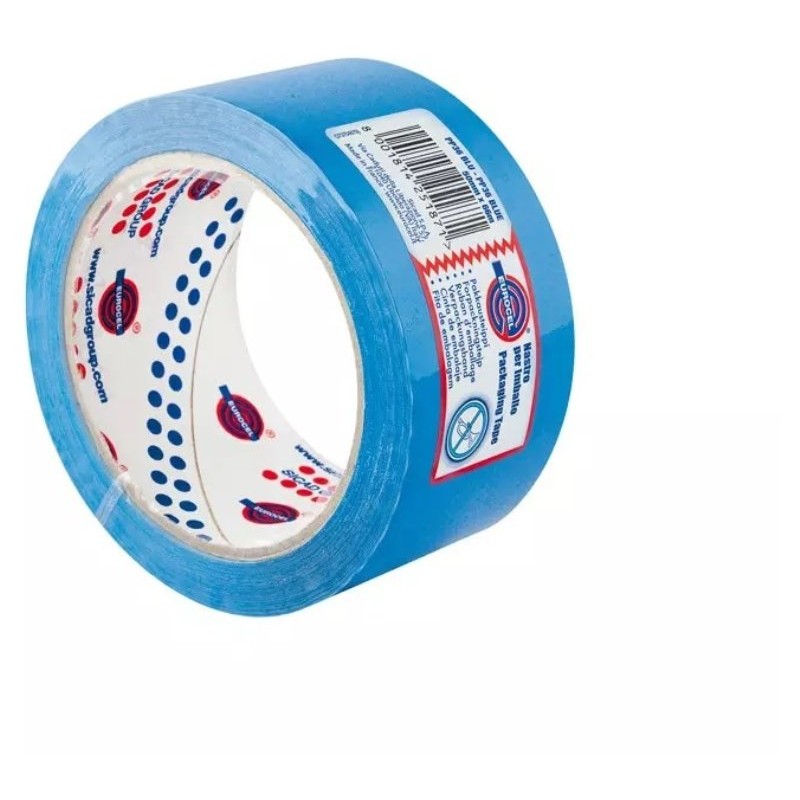FITA ADESIVA EUROCEL PACK PP36NN 50X66 AZUL