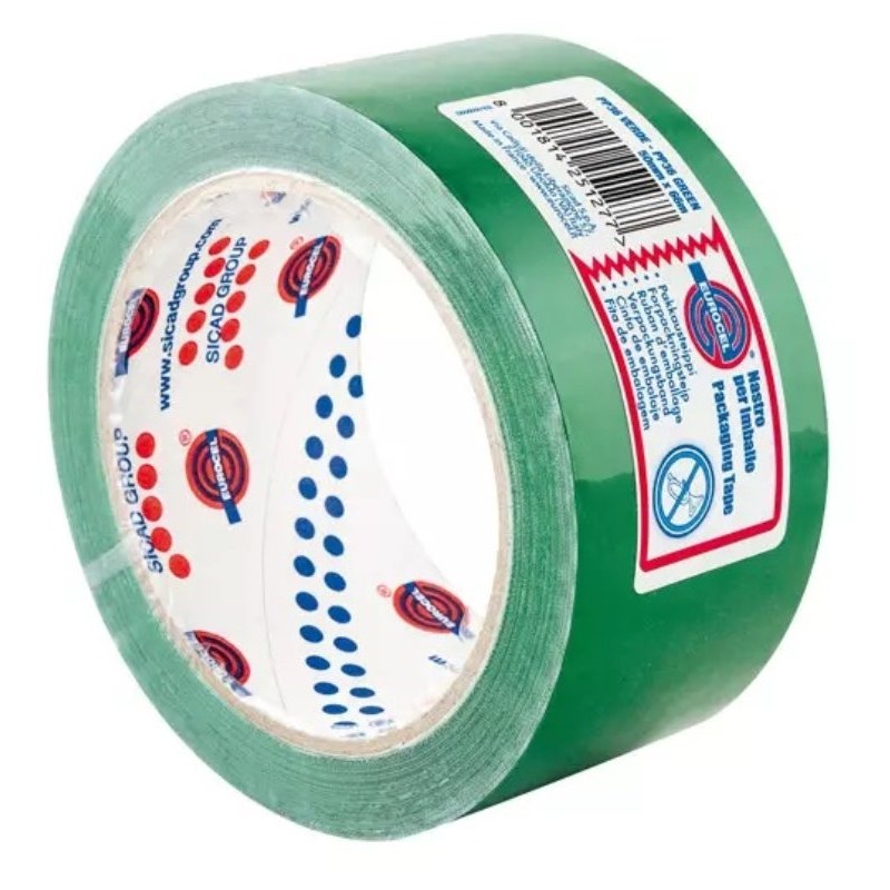 FITA ADESIVA EUROCEL PACK PP36NN 50X66 VERDE