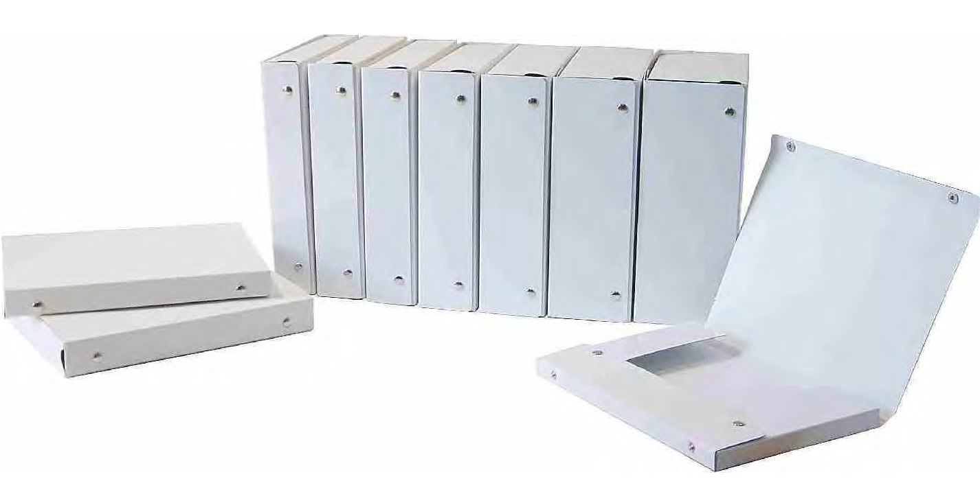 CAIXA CROMOLUX A4 C/6CM LOMBADA