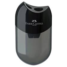 AFIA FABER-CASTELL PRETA ERGONÓMICA DUPLA