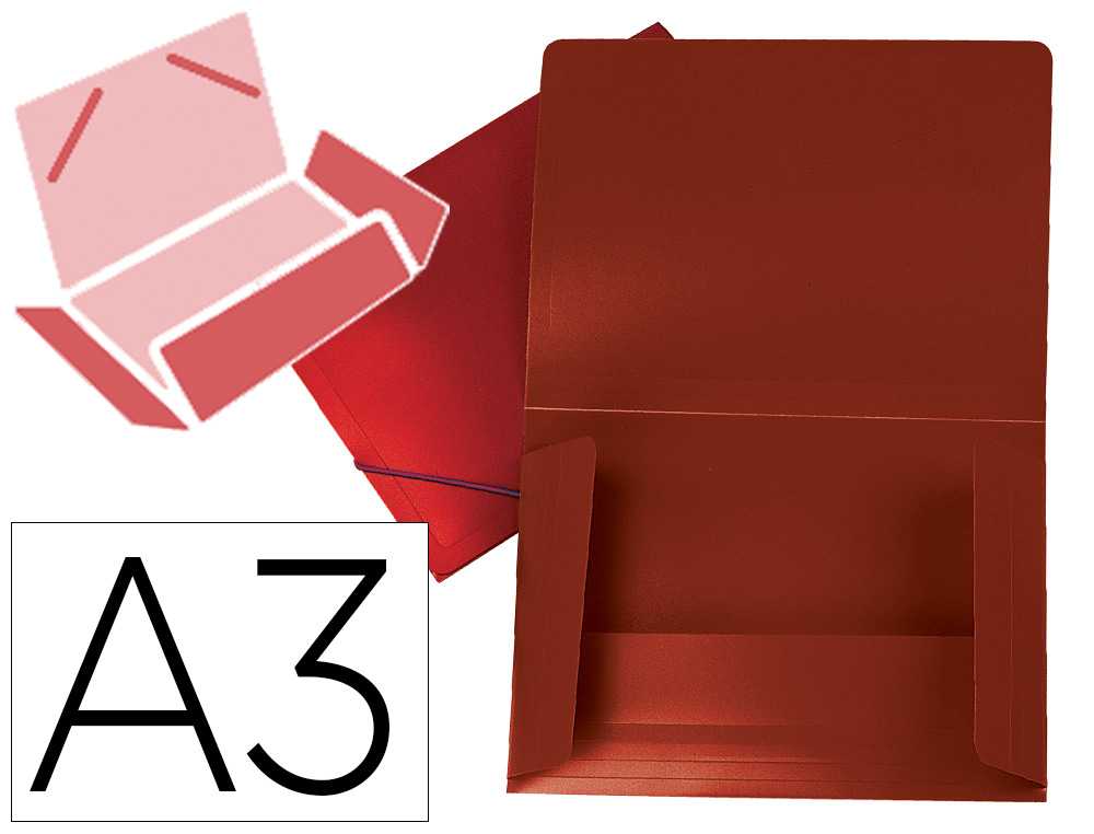 PASTA PLAST.C/ELASTICOS ABAS LP PP A3 VERMELHO – 10901