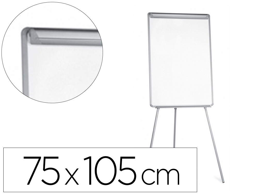 QUADRO BRANCO Q-CONNECT C/TRIPE 75X105CM – 13286