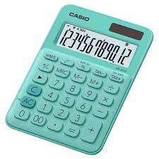 MAQUINA CALCULAR CASIO MS-20UC-GN 12DIG. VERDE