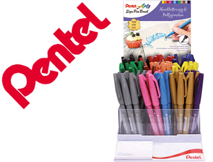 MARCADOR PINCEL PENTEL TOUCH V/C
