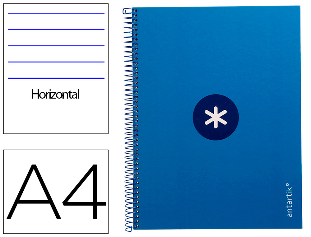 CAD. ESP. ANTARTIK FORRADO A4 PAUT. 80F 90GR AZ.ESC – 162139