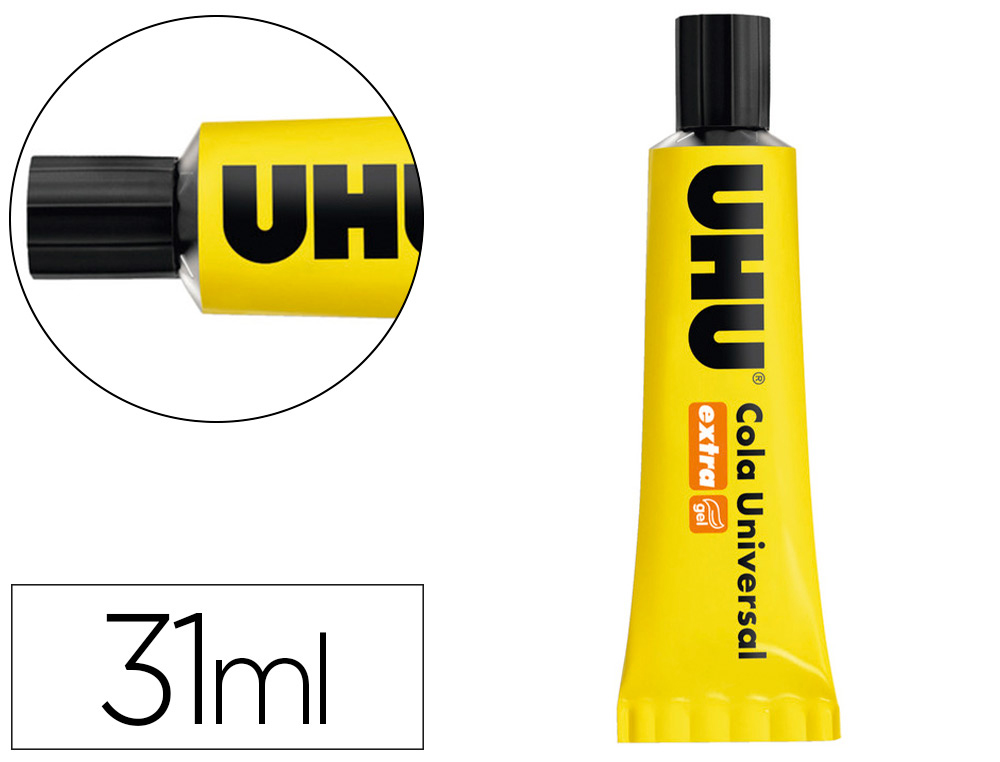 COLA UHU EXTRA GEL EM TUBO 31ML