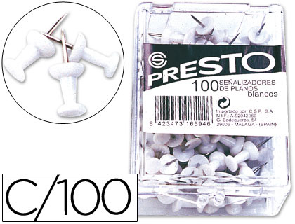 ALFINETE SINALIZAÇAO BRANCOS CX.C/100 – 16594