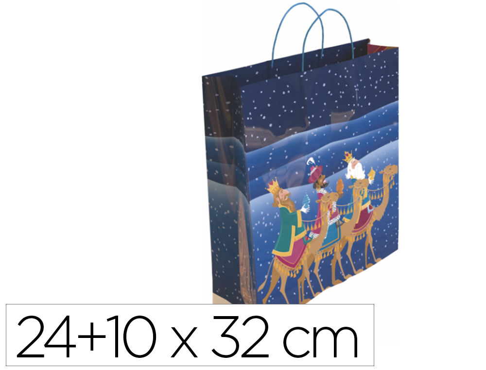 SACO PARA PRESENTE BASIKA NV2303 S NATAL 24X10X32