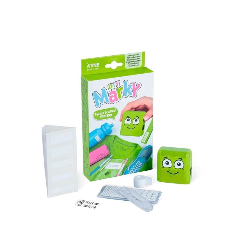 KIT CARIMBO MARKY INFANTIL P/ROUPA – VERDE