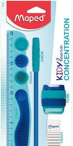 KIT ESCOLAR MAPED KIDYLEARN CONCENTRATION AZUL 4 PCS
