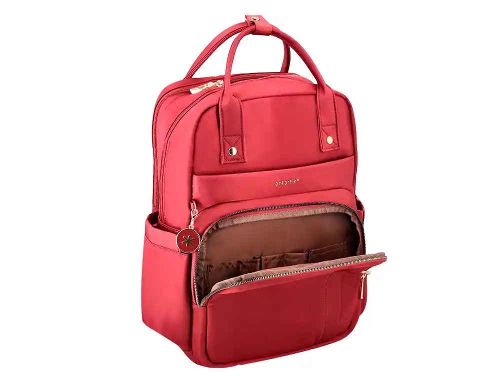 MOCHILA ANTARTIK VERMELHO VINHO 410X180X320MM