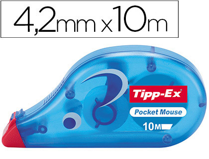 CORRETOR TIPP-EX FITA – POCKET MOUSE 4,2 MM X 9M – 18636