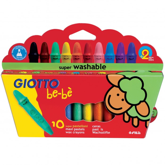 LAPIS DE CERA GIOTTO BE-BÉ C/10 CORES * 464300