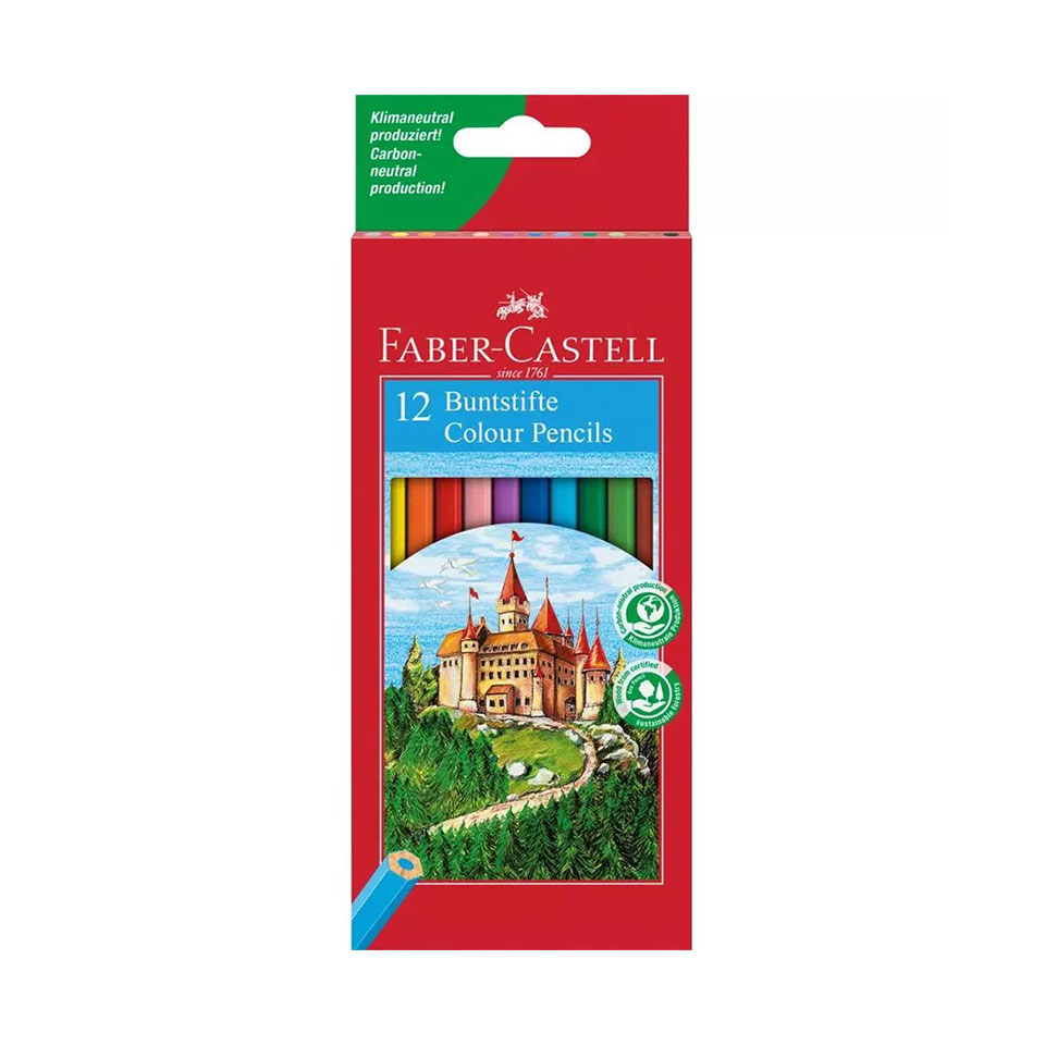 LAPIS DE COR FABER-CASTELL ECO CX C/12 CORES – 122512G