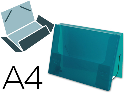 PASTA DE ELASTICOS C/LOMB.RIGIDA VERDE * 20964