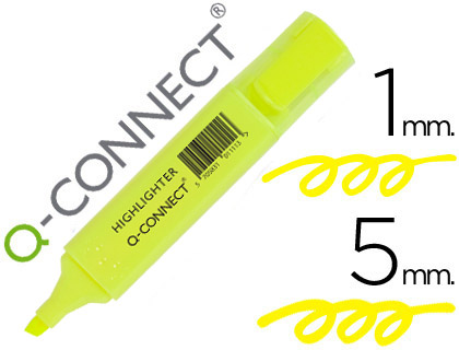 MARCADOR FLUOR.CONNECT BISELADO AMARELO * 21768
