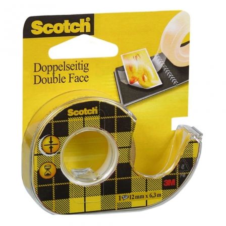 FITA ADESIVA SCOTCH 12X6,3 DUPLA-FACE *4133