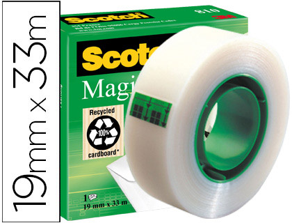 FITA ADESIVA SCOTCH MAGIC 19X33 * 02068