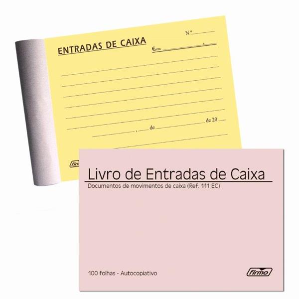 LIVRO ENTRADA DE CAIXA 100 FOLHAS