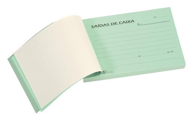 LIVRO SAIDA DE CAIXA 100 FOLHAS