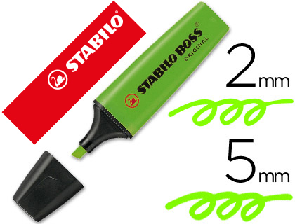 MARCADOR FLUORESCENTE STABILO BOSS 70 VERDE – 22764
