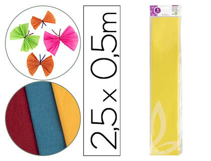 PAPEL CREPE AMARELO CLASSICO * 24265