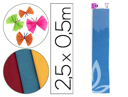 PAPEL CREPE AZUL CLASSICO * 24274