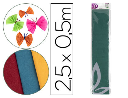 PAPEL CREPE VERDE ESCURO * 24278