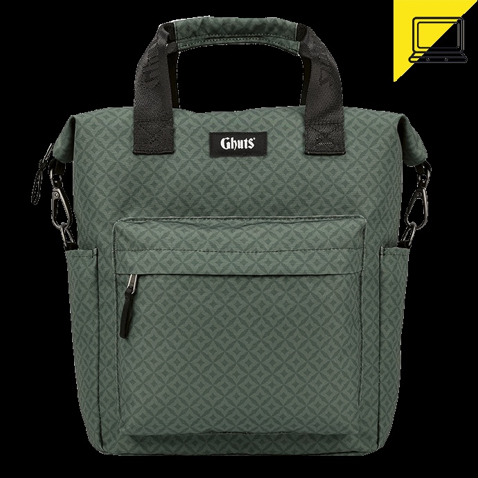 Mochila/ Mala PC Ghuts 12 – Diamonds Green