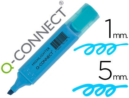 MARCADOR FLUOR.CONNECT BISELADO AZUL * 26008