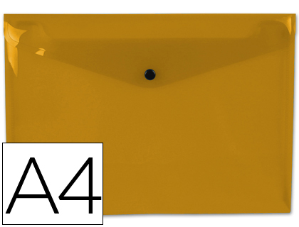 BOLSA PORTA DOC. A4 LARANJA C/MOLA * 29317