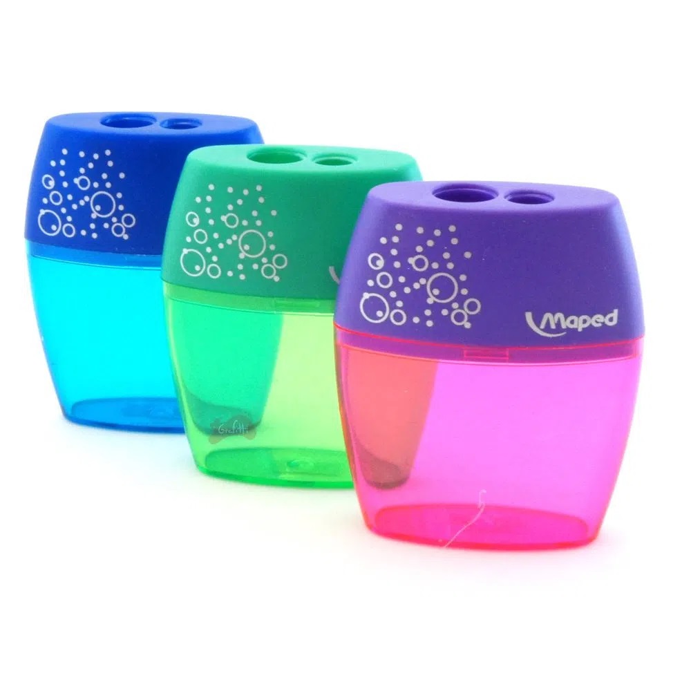 AFIA MAPED DUPLA C/DEPOSITO CORES SORTIDAS