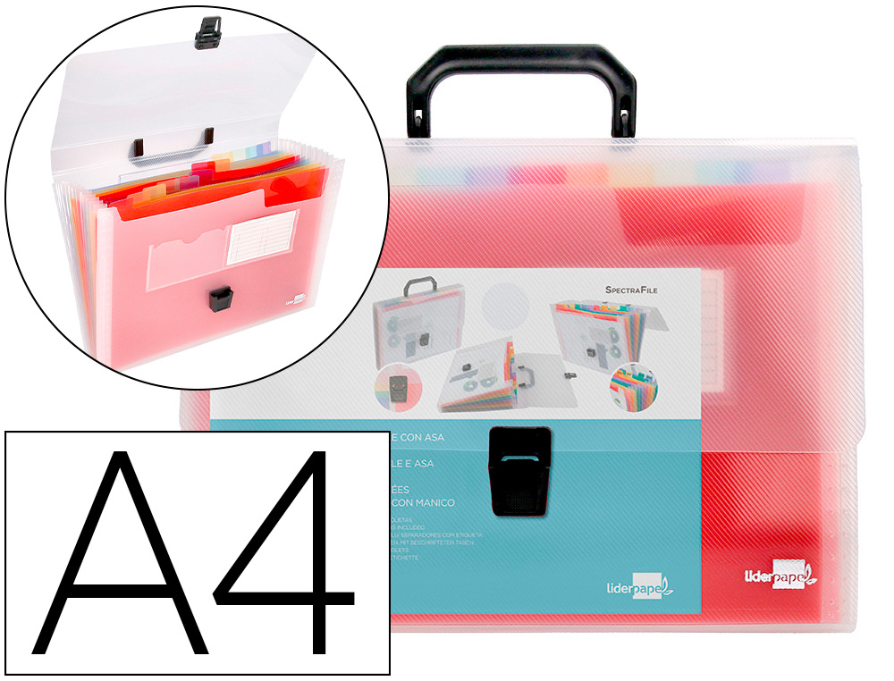 PASTA CLASSIF. A4 COM 13 DEPART. CRISTAL C/PEGA – 31821