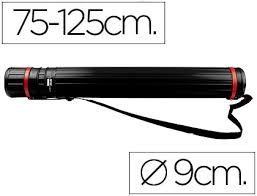 TUBO PORTA DESENHOS EXTENSIVEL PRETO * 36136