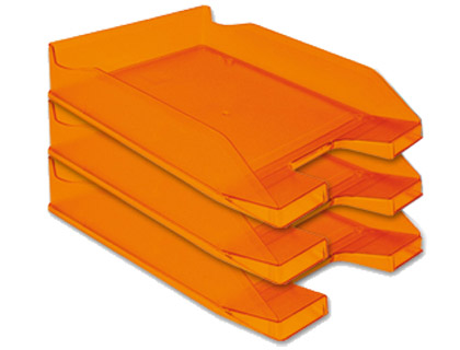 TABULEIRO PLASTICO LARANJA TRANSP. * 36188