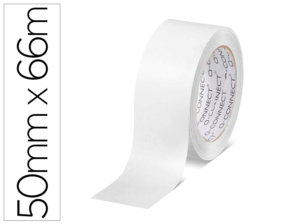 FITA ADESIVA Q-CONNECT BRANCA 50X66 – 36544