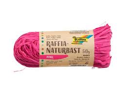 RAFIA ARTIFICIAL FOLIA 50G ROSA 23