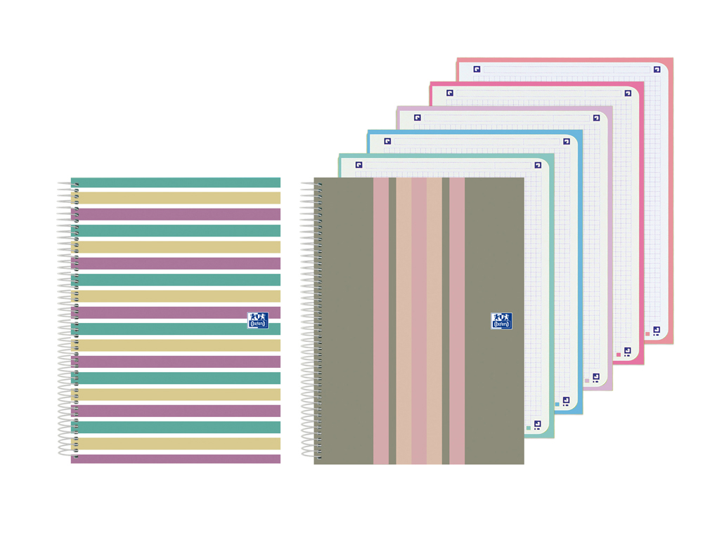 CAD OXFORD ESP COLORBLOCK C/DURA A4 120FLS 90GR QUAD.