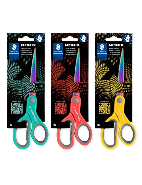 TESOURA ESCOLAR NORIX 21cm