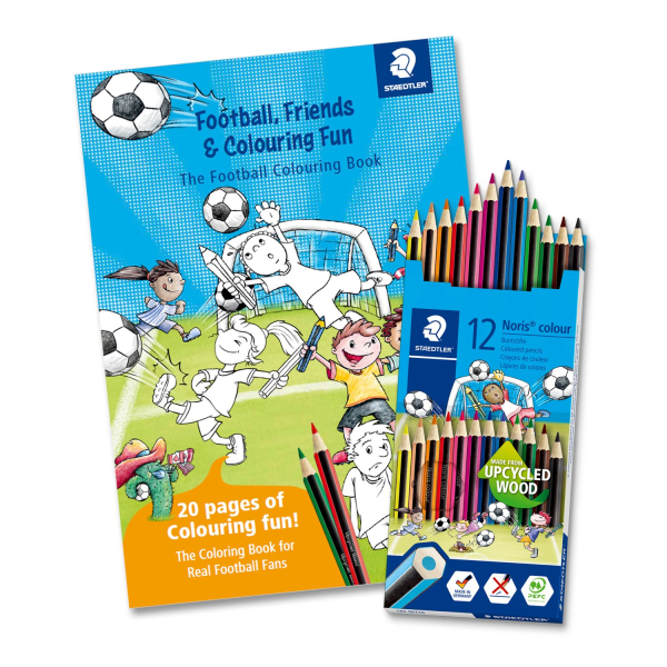 BLISTER STAEDTLER C/12LAPIS 185C12 + LIVRO P/COLORIR
