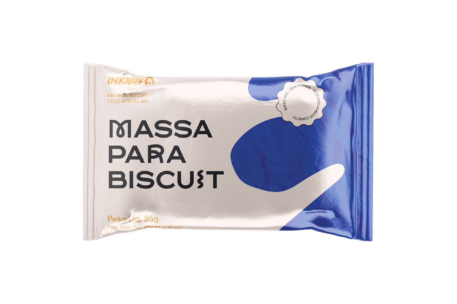 MASSA BISCUIT 85GR AZUL COBALTO INKWAY – 410002