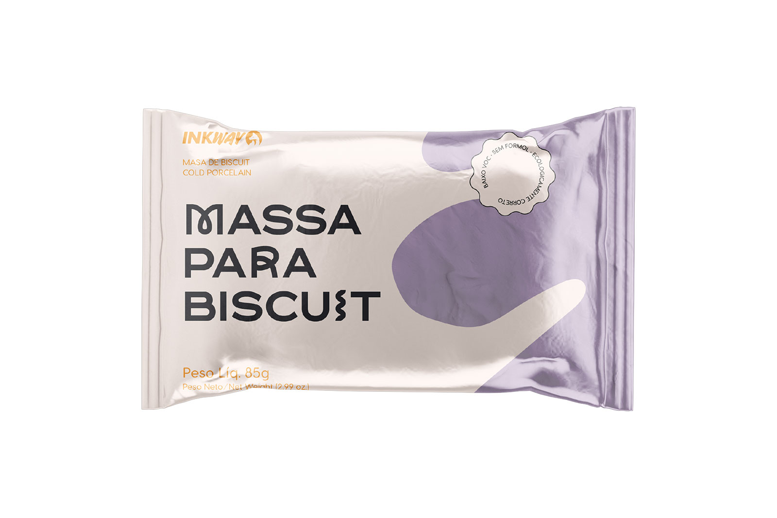 MASSA BISCUIT 85GR LILAS INKWAY – 410004