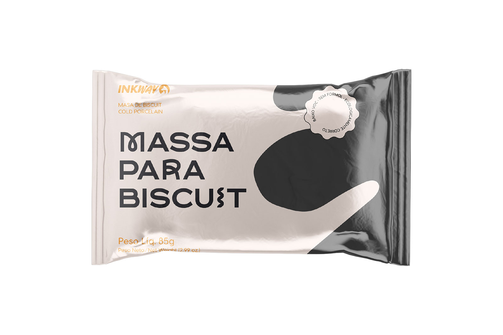 MASSA BISCUIT 85GR PRETO INKWAY – 410006