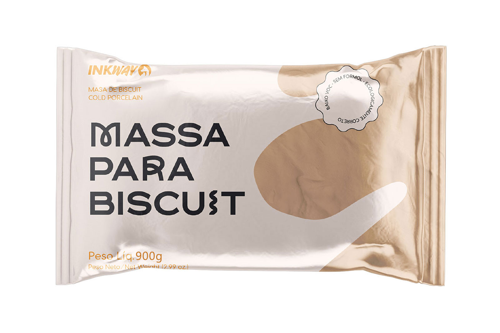 MASSA BISCUIT 900GR PELE INKWAY – 410015