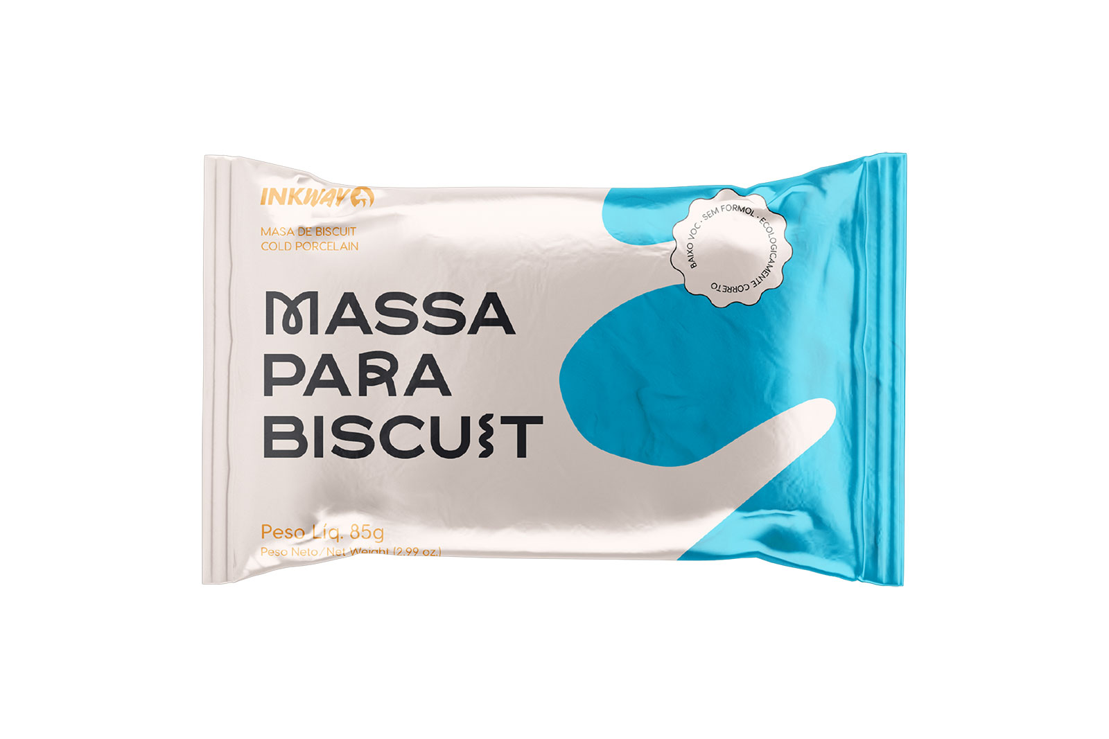 MASSA BISCUIT 85GR AZUL CELESTE INKWAY – 410021