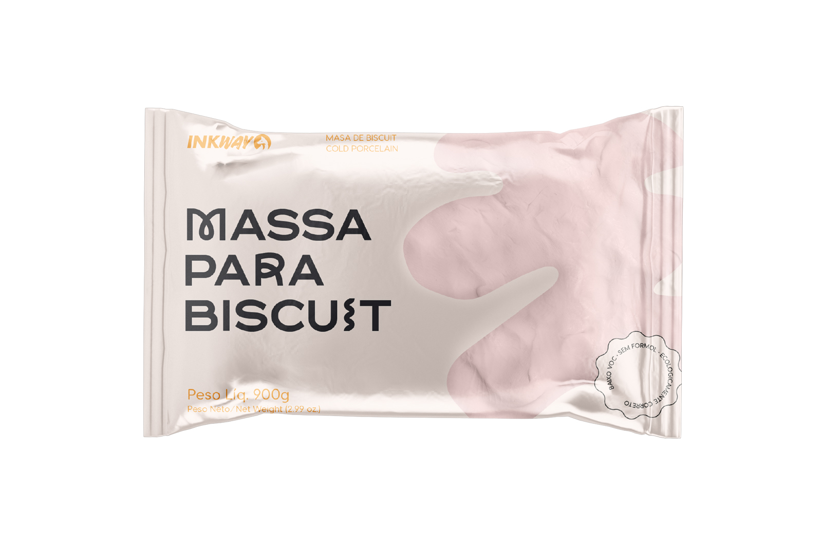 MASSA BISCUIT 85GR PELE ALARANJADA INKWAY – 410024