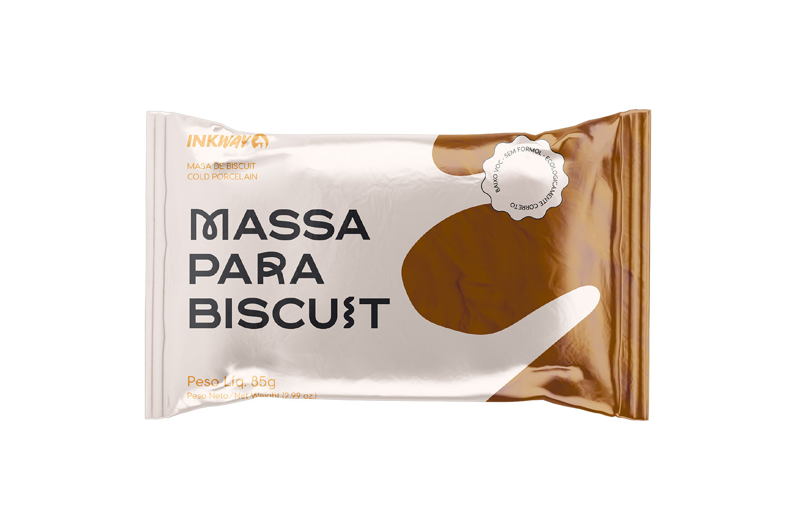 MASSA BISCUIT 85GR PELE NEGRA INKWAY – 410025