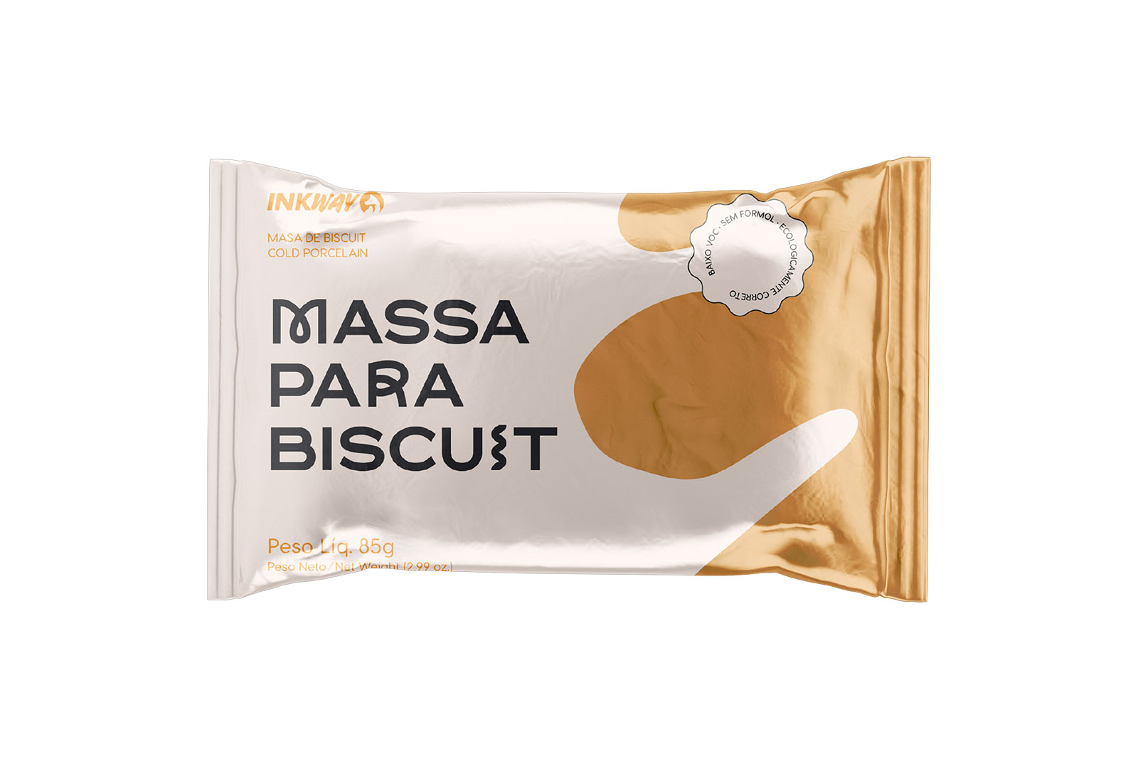 MASSA BISCUIT 85GR PESSEGO INKWAY – 410026