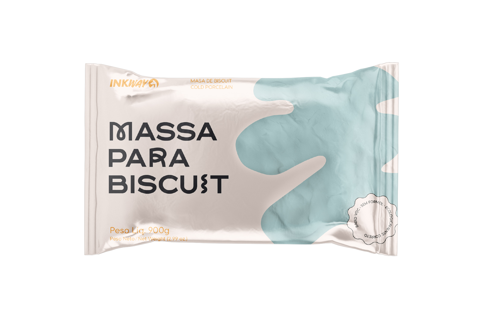 MASSA BISCUIT 85GR AZUL BEBE INKWAY – 410029
